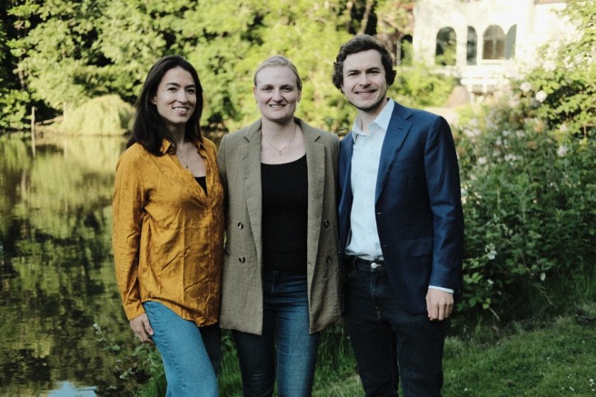 Van links naar rechts: Kianti Figler, Kylie van Deinsen-Hesp, Eugene Golov Van links naar rechts: Kianti Figler, Kylie van Deinsen-Hesp, Eugene Golov