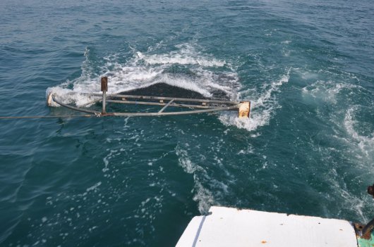 The innovative fishing gear with sledges The innovative fishing gear with sledges