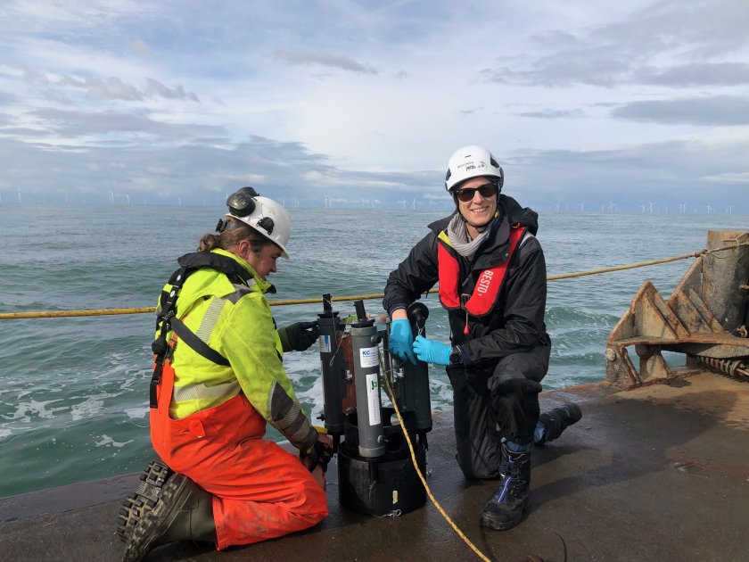 Bemonsteringen op zee met behulp van eDNA-techniek, credits: WUR